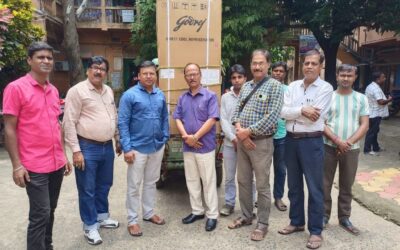 A 264 Liter Refrigerator Was Provided To The Aastha Bhavan